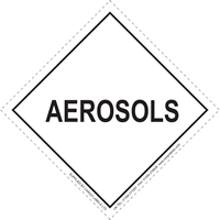 Limited Quantity - Aerosols Label - 100mm