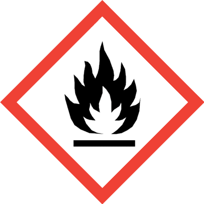 GHS02 - GHS Flammable Pictogram - CLP Label