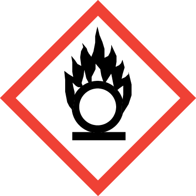 GHS03 - GHS Oxidising Pictogram - CLP Label | Cargo Labels Ltd