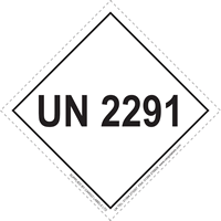 UN 2291 Limited Quantity Hazard Packaging Label
