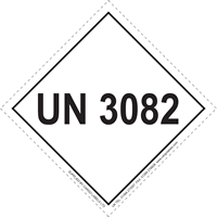 UN 3082 Limited Quantity Hazard Packaging Label